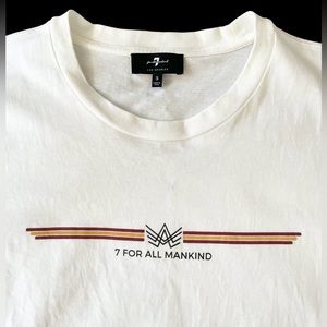 7 for all mankind Unisex Logo Tee